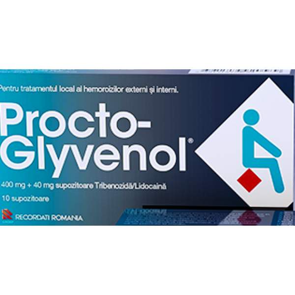 Procto-Glyvenol, 10 supozitoare, Novartis