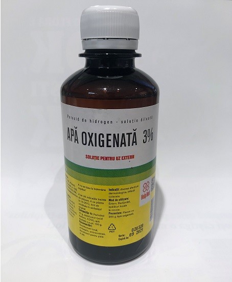 peroxid de hidrogen dropper din varicoza