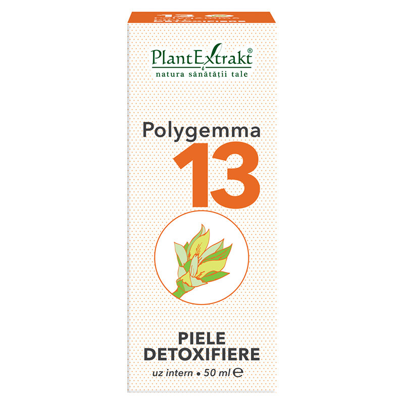 Polygemma 13 Piele - Detoxifiere (50ml)