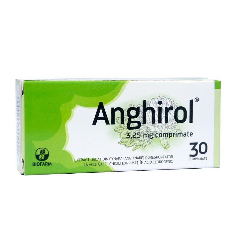 Biofarm Anghirol Forte - 30 comprimate (Suplimente nutritive) - Preturi