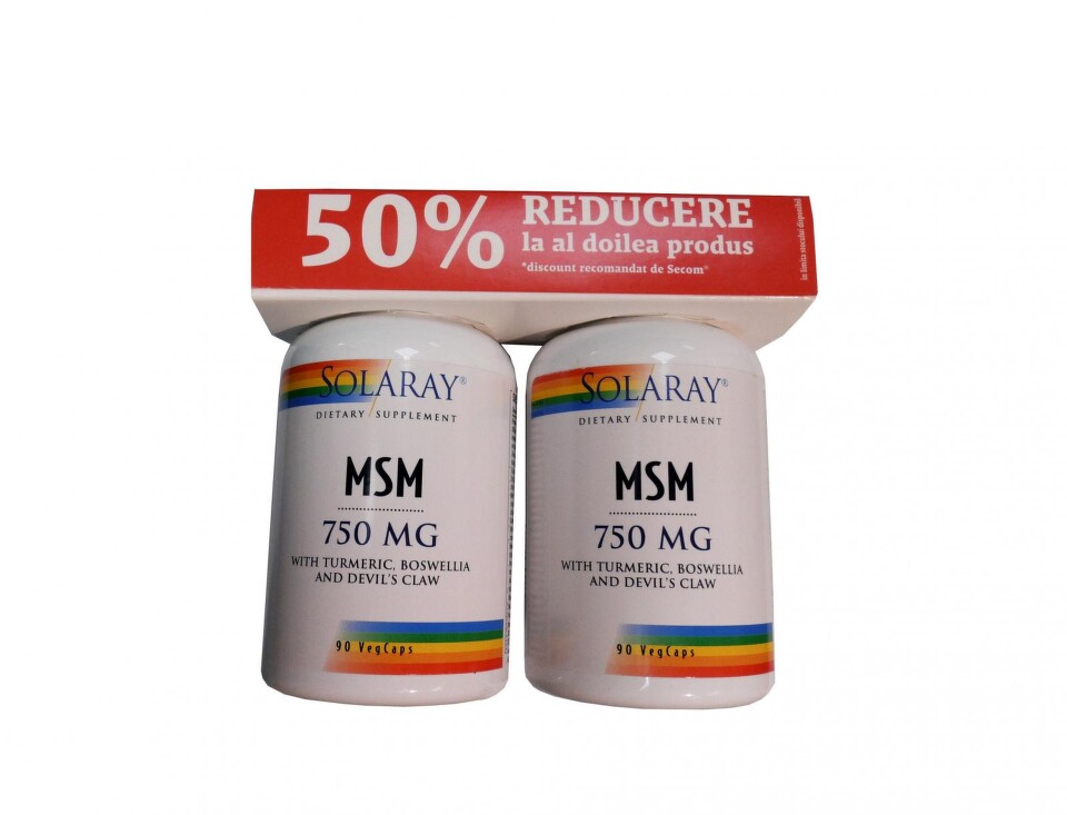 MSM Secom mg 2x 90 Capsule Protectie Osteo-articulara - Colt de Sanatate