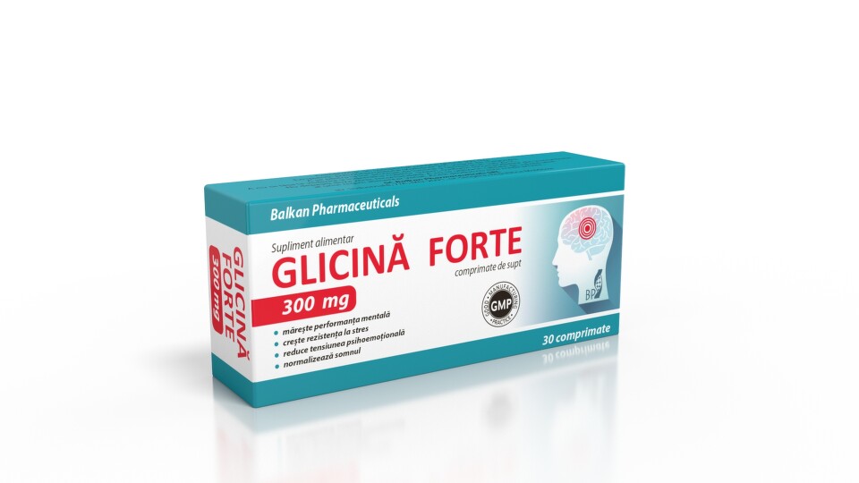 Glicina Forte mg, 30 comprimate, EsVida Pharma : Farmacia Tei online