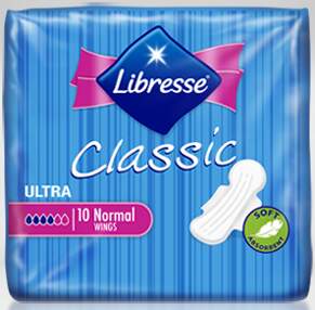 LIBRESSE CLASSIC ABSORBANT NORMAL 10BUC