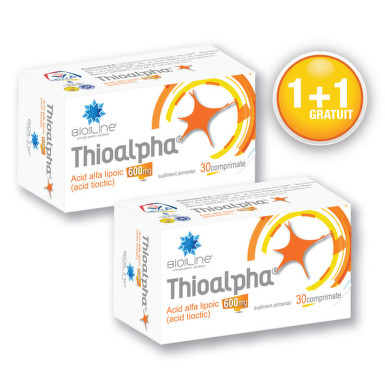 THIOALPHA 600MG X 30 COMPRIMATE HELCOR 1+1 GRATIS
