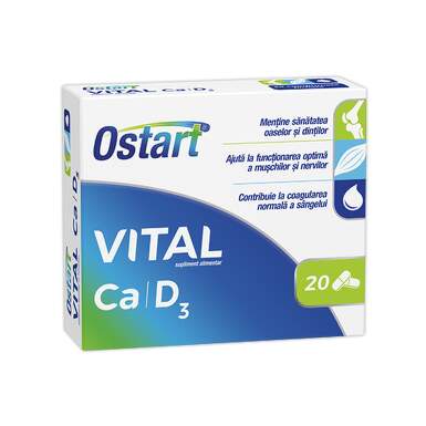OSTART VITAL CA+D3 20CPR FILMATE