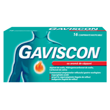 GAVISCON CAPSUNI 16CPR MASTICABILE