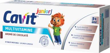 CAVIT JUNIOR MULTIVITAMINE AROMA CIOCOLATA 20TBL