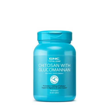 GNC TOTAL LEAN CHITOSAN WITH GLUCOMANNAN 120CPS