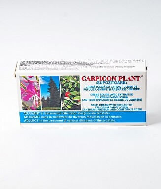 CARPICON PLANT CREMA CU EXTRACTE VEGETALE SI RASINA DE CONIFERE 10 BUC X 1.5G