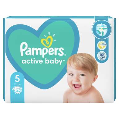 PAMPERS ACTIVE BABY 11-16KG X 42BUC MARIMEA 5