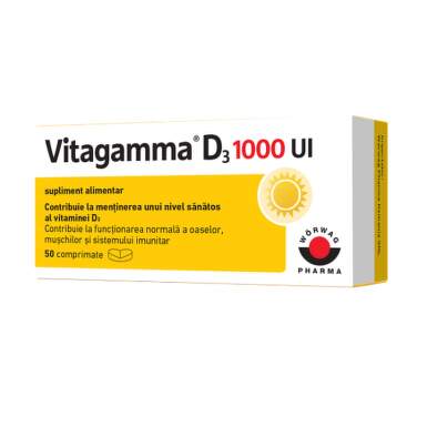 VITAGAMMA D3 1000UI 50 COMPRIMATE