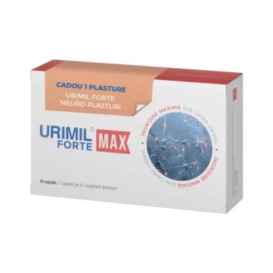 URIMIL FORTE MAX X 30 CAPSULE + 1 PLASTURE CADOU