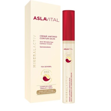 ASLAVITAL MINERALACTIV CREMA ANTIRID CONTUR OCHI 15ML