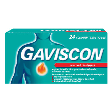 GAVISCON CAPSUNI 24CPR MASTICABILE