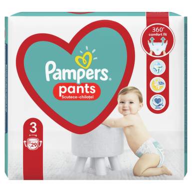 PAMPERS BABY PANTS 3 6-11KG X 29BUC