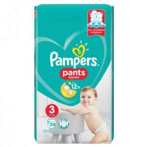 PAMPERS BABY PANTS 3 MAXI 6-11KG X 54BUC