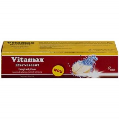 VITAMAX?? X 20 CAPSULE EFERVESCENTE 2 LA PRET DE 1