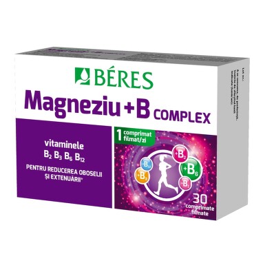 BERES MAGNEZIU + B COMPLEX 30CPR FILMATE
