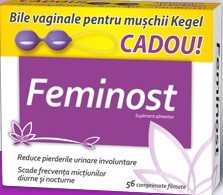 ZDROVIT FEMINOST 56CPR FILMATE + BILE PT EXERCITII KEGEL CADOU
