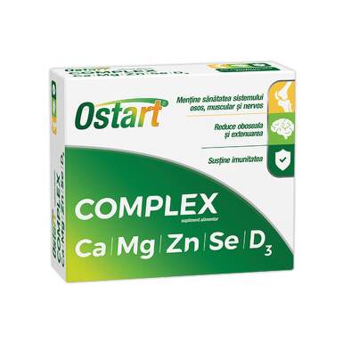OSTART COMPLEX CA+MG+ZN+SE+D3 20CPR FILMATE