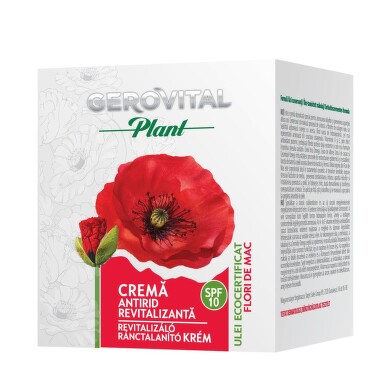 GEROVITAL PLANT CREMA ANTIRID REVITALIZANTA SPF10 50ML