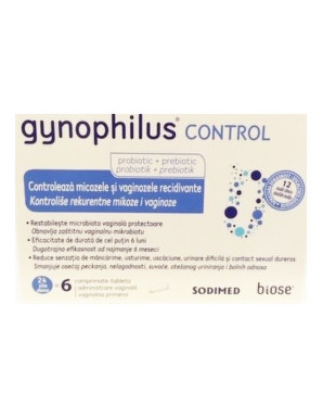GYNOPHILUS CONTROL 6CPS VAGINALE