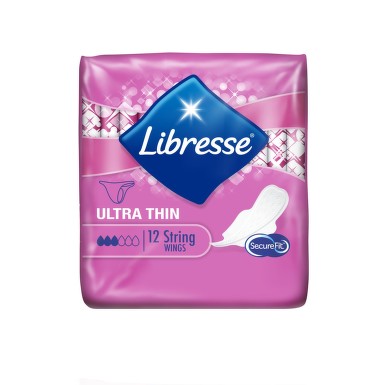 LIBRESSE INVISIBLE CLIP STRING ABSORBANTE 12BUC