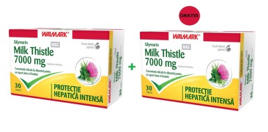 WALMARK SILYMARIN MILK THISTLE MAX 30CPR 1+1 GRATIS