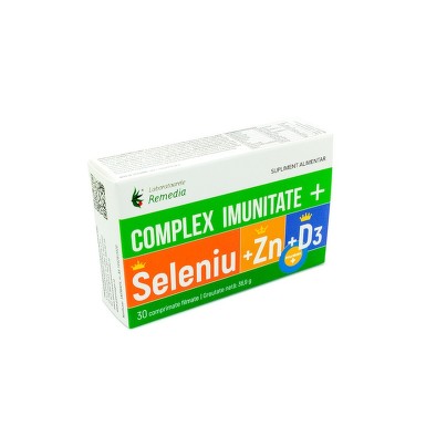 COMPLEX IMUNITATE PLUS SE+ZN+A+C+E X 3 BLS X10 COMPRIMATE FILMATE REMEDIA