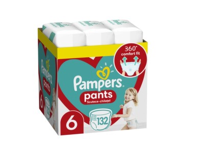 PAMPERS PANTS 15+ KG SCUTECE CHILOTEL 132BUC MARIMEA 6