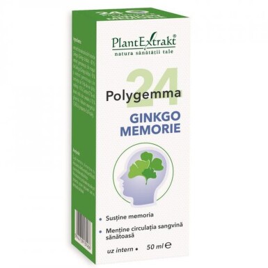 POLYGEMMA 24 GINKGO MEMORIE 50 ML PLANTEXTRACT