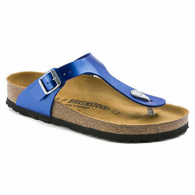 BIRKENSTOCK 1012981 PAPUCI GIZEH ELECTRIC METALIC BLUE MARIMEA 36