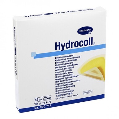 HARTMANN HYDROCOLL PANSAMENT HIDROCOLOIDAL STERIL 7.5X7.5CM X 10BUC