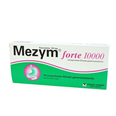 MEZYM FORTE 10.000UI X 10CPR FILMATE