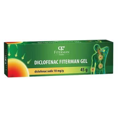 FITERMAN DICLOFENAC 10MG/G GEL 45G