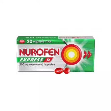 NUROFEN EXPRESS 200MG X 20 CAPSULE MOI