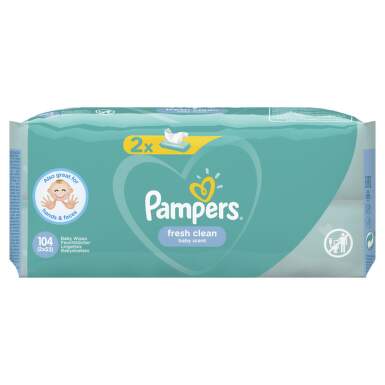 PAMPERS SERVETELE BABY FRESH CLEAN DUO PACK 2 X 52BUC