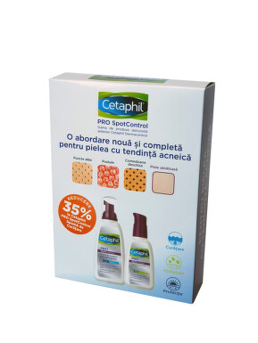 CETAPHIL DERMACONTROL CREMA SPF30 118ML + SPUMA DE CURATARE 235ML 35% REDUCERE AL 2-LEA PRODUS