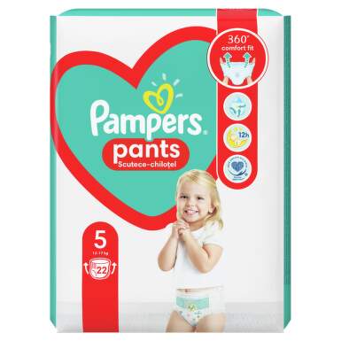 PAMPERS BABY PANTS 5 12-17KG X 22BUC