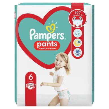 PAMPERS BABY PANTS 6  15+ X 19BUC