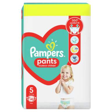 PAMPERS PANTS BABY MAXI PACK 5 JUNIOR 12-17KG X 42BUC