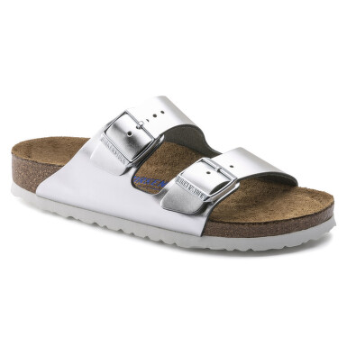 BIRKENSTOCK 1005961 PAPUCI ARIZONA METALIC SILVER MARIMEA 37