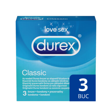 DUREX CLASSIC PREZERVATIV 3BUC