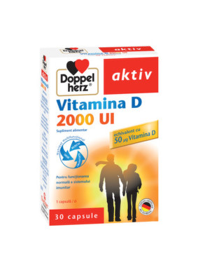 DOPPELHERZ AKTIV VITAMINA D 2000UI 30CPR