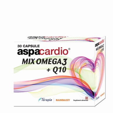 ASPACARDIO MIX OMEGA 3 + Q10 30CPR