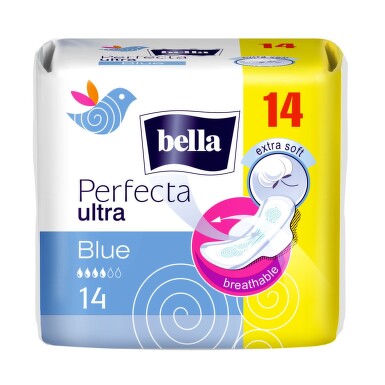 BELLA PERFECTA BLUE ABSORBANTE 14BUC