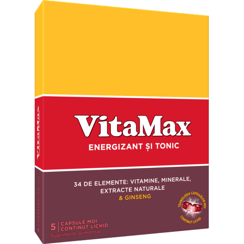 Vitamax 5 capsule moi formula noua