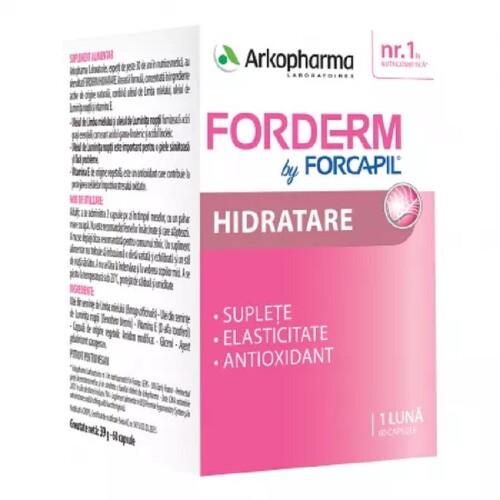 Ark forderm forcapil hidratant x 60 capsule