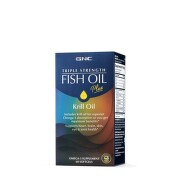 GNC TRIPLE STRENGTH FISH OIL + KRILL OIL X 60 CAPSULE GELATINOASE