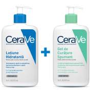 PACHET CERAVE LOTIUNE HIDRA 473ML + GEL SPUMANT CURATARE 473ML